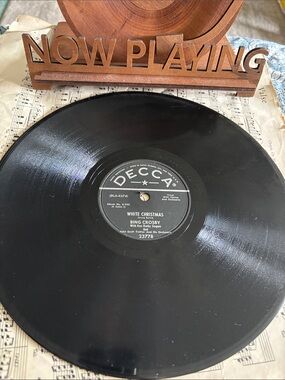 Bing Crosby "White Christmas" vinyl record